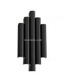Aplique LED color negro texturizado serie Robin marca ACB Iluminación
