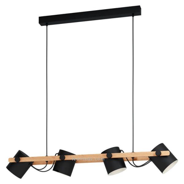 Lámpara de techo nórdica Hornwood 4xE27 Eglo | LeonLeds