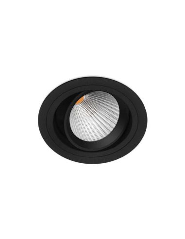 Foco LED Wellit S 7W negro de Arkoslight | LeónLeds