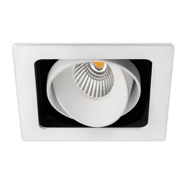 Spot LED torsadé Arkoslight 7W blanc | leonleds