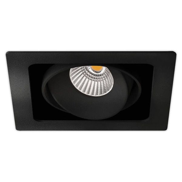 Foco LED orientable Twist 7W negro de Arkoslight | Leonleds