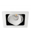 Spot LED carré Twist 10,5W blanc de Arkoslight | leonleds