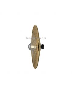 Applique murale E27 Pamela en corde de sable taille S