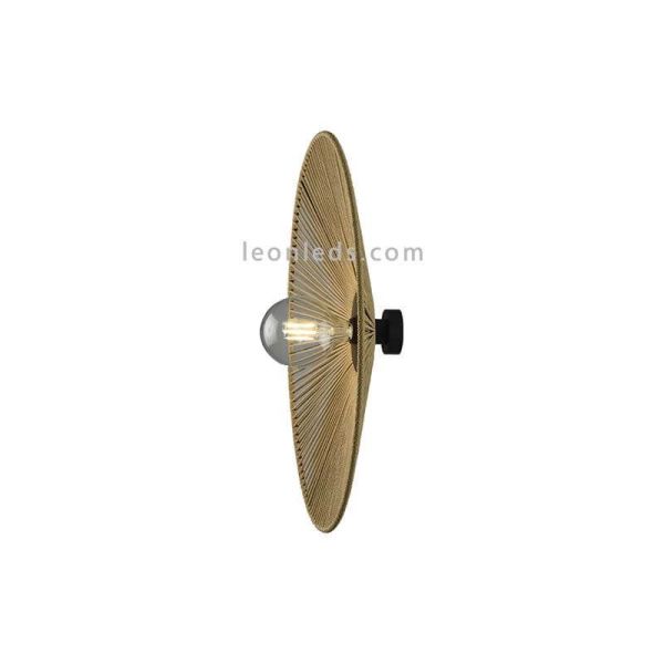 Applique murale E27 Pamela en corde de sable taille S