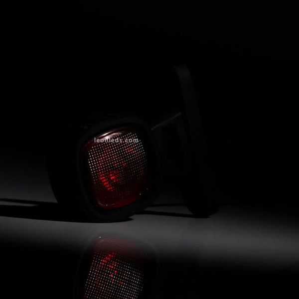 Cuerno LED mini con luz blanca y roja FT-141A Fristom | LeonLeds