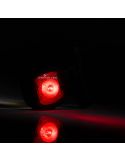 Cuerno LED mini con luz blanca y roja FT-141A Fristom | LeonLeds