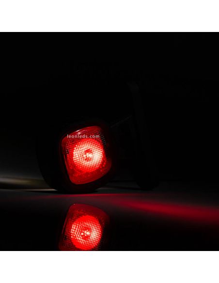Cuerno LED mini con luz blanca y roja FT-141A Fristom | LeonLeds