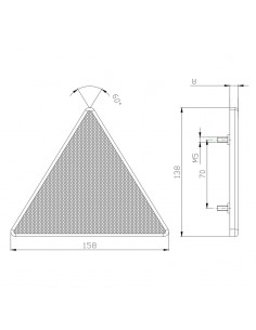 Catadióptrico Triángulo 2