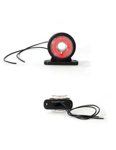 Medidor de LED curto branco e vermelho W56SS Was | leonleds 2