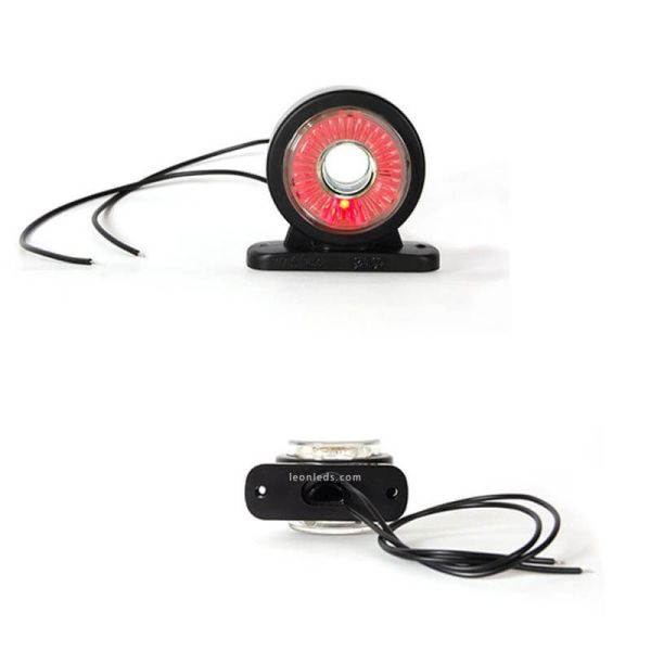 Galibo LED corto Blanco y Rojo W56SS Was | LeonLeds