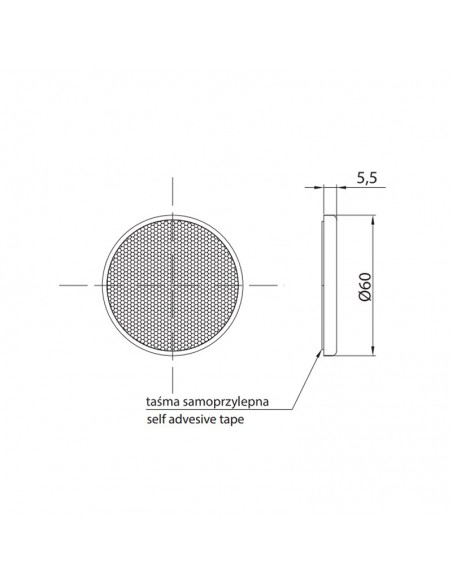 Catadióptricos Redondos Homologadaos Blanco Ambar Rojo Adhesivo | LeonLeds