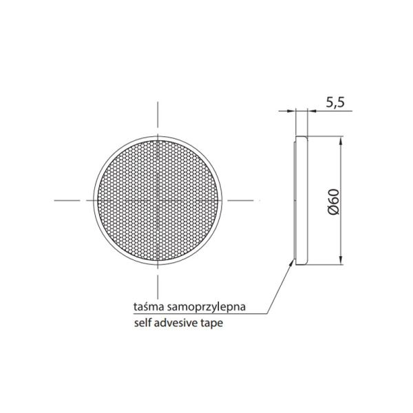 Catadióptricos Redondos Homologadaos Blanco Ambar Rojo Adhesivo | LeonLeds