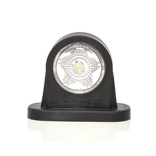 Feu d'encombrement LED rouge et blanc 12/24V Was 876 | leonleds