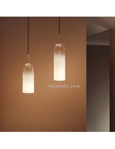 Suspensão E14 Glam abajur branco 31cm 2