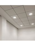 Downlight Stram Prismatic 15,5W en techo Arkoslight | LeonLeds