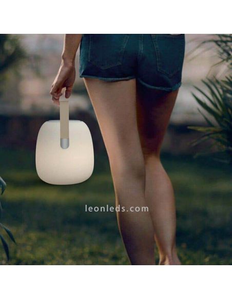 Enceinte de table Technologie LED RVB opale série Take Me de marque ACB Lighting | Éclairage LeonLeds