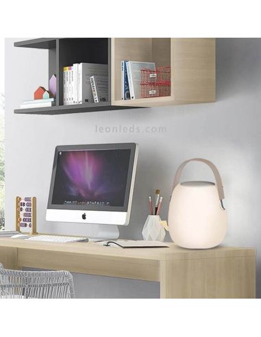 Enceinte de table LED RGB opale Take Me en ABS de ACB Iluminación | Éclairage LeonLeds