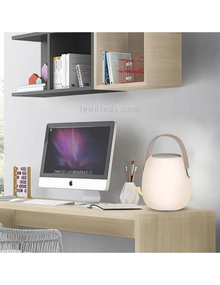 Enceinte de table LED RGB opale Take Me en ABS de ACB Iluminación | Éclairage LeonLeds