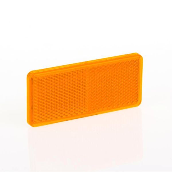 Adesivo retangular catadióptrico branco âmbar vermelho refletivo aprovado | LeonLeds