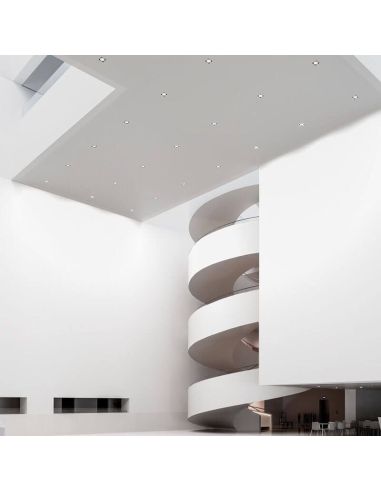 Foco LED Hubble de Arkoslight instalado en techo | LeónLeds