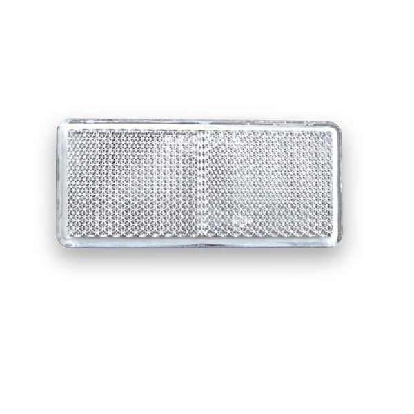 Catadióptrico Rectangular Adhesivo Blanco Ambar Rojo Reflectante Grande Homologado | LeonLeds