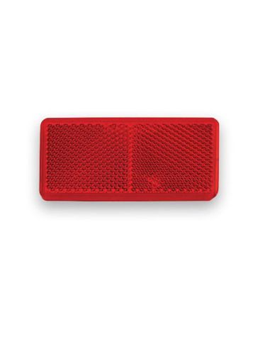 Catadióptrico Rectangular Adhesivo Blanco Ambar Rojo Reflectante Grande Homologado | LeonLeds