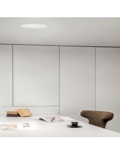 Stram Mini Prismatic blanco texturado de Arkoslight | LeonLeds 2