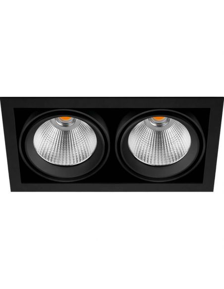 Arkoslight Hubble Refletor LED duplo preto | LeonLeds