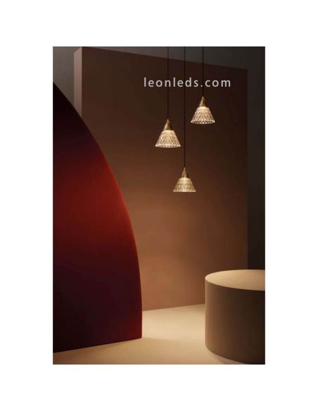 Lámpara de techo LED Veneto para superficie o empotrada  | LeónLeds Iluminación | 1 pantalla para salón