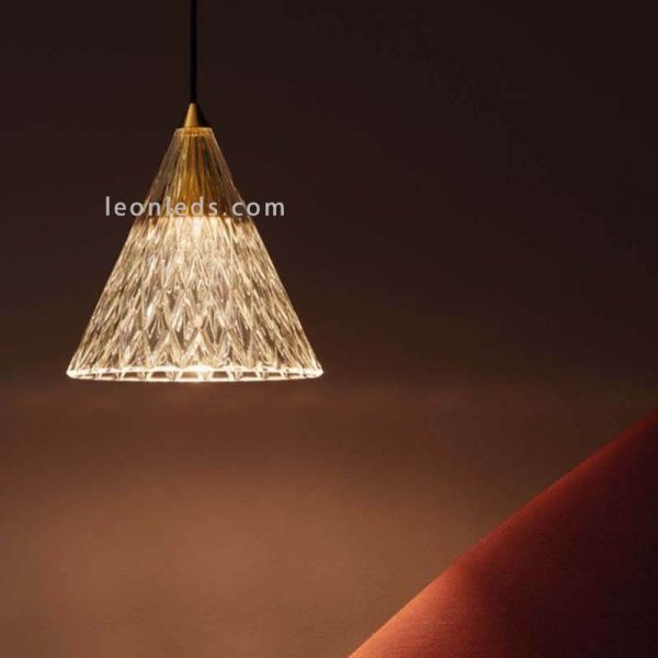 Lámpara de techo LED Veneto para superficie o empotrada  | LeónLeds Iluminación | 1 pantalla para entrada