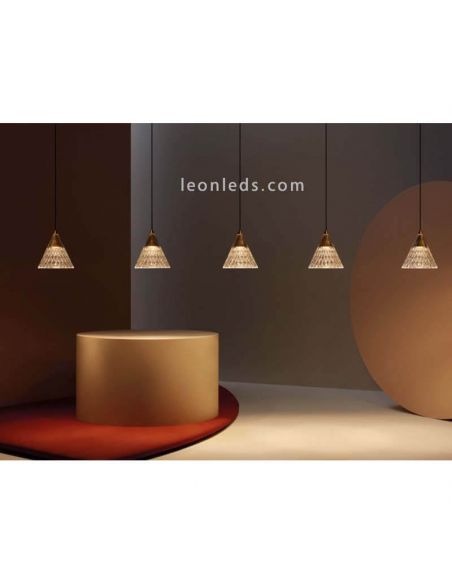 Lámpara de techo LED Veneto para superficie o empotrada  | LeónLeds Iluminación | 1 pantalla para combinar