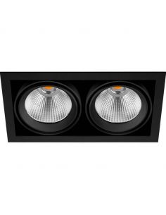 Foco LED doble negro Hubble Double de Arkoslight | LeónLeds