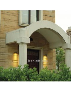 Baliza Exterior Pequeña LED o Aplique Dopo Cairo Aluminio | LeonLeds 2