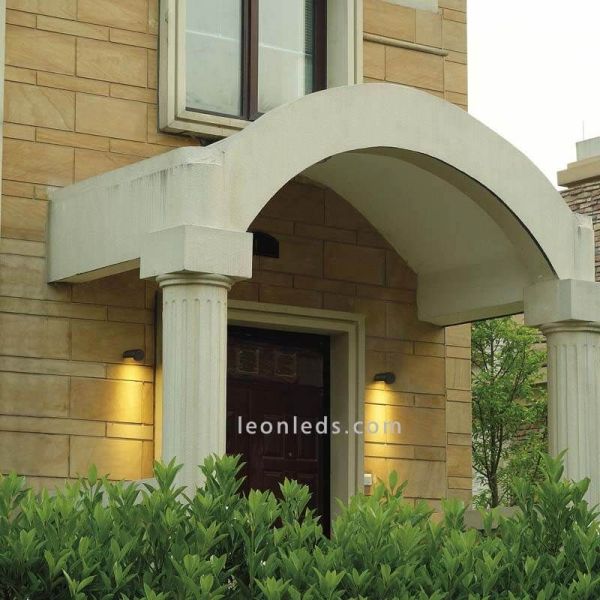 Petite balise ou applique d'extérieur à LED Dopo Cairo Aluminium photo de la marque écologique Dopo | leonleds