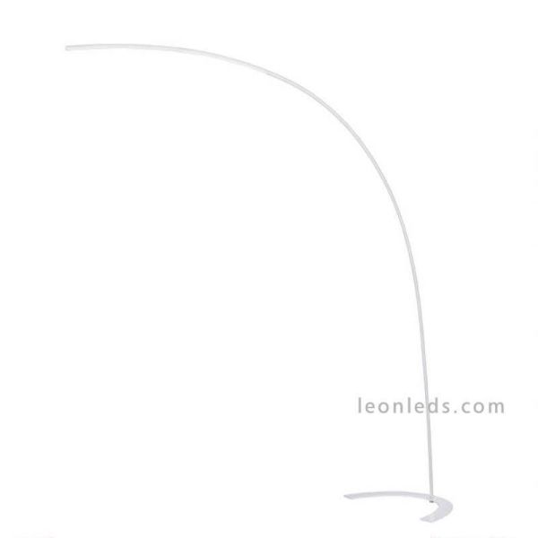 Lámpara de Pie LED de arco color blanca Shanghi marca Trio Lighting LeonLeds Iluminación