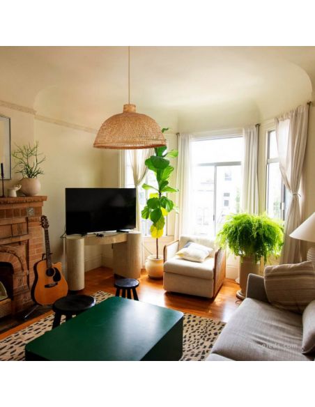 Sulion Bambou Plafonnier Environnement | leonleds