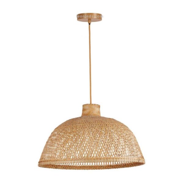 Lámpara de techo de Bambú Sulion | LeonLeds