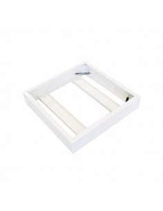 Soporte para instalar panelesde 60x60cm de led en Superficie blanco metálico | LeonLeds Iluminación