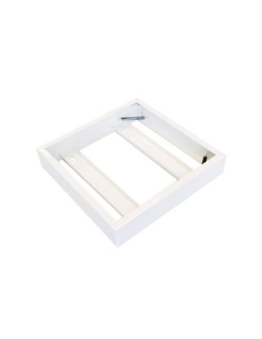 Soporte para instalar panelesde 60x60cm de led en Superficie blanco metálico | LeonLeds Iluminación