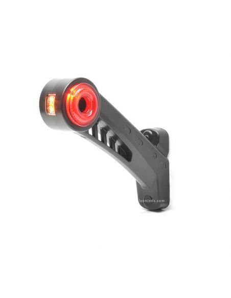 Cuerno con aro LED con luz Delantera, Roja y Ambar 12V/24V 623 Was 623BC | Leonleds