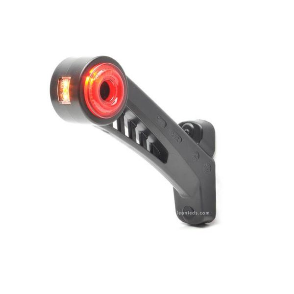 Cuerno con aro LED con luz Delantera, Roja y Ambar 12V/24V 623 Was 623BC | Leonleds