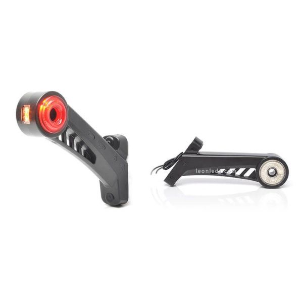 Cuerno con aro LED con luz Delantera, Roja y Ambar 12V/24V 623 Was | Leonleds