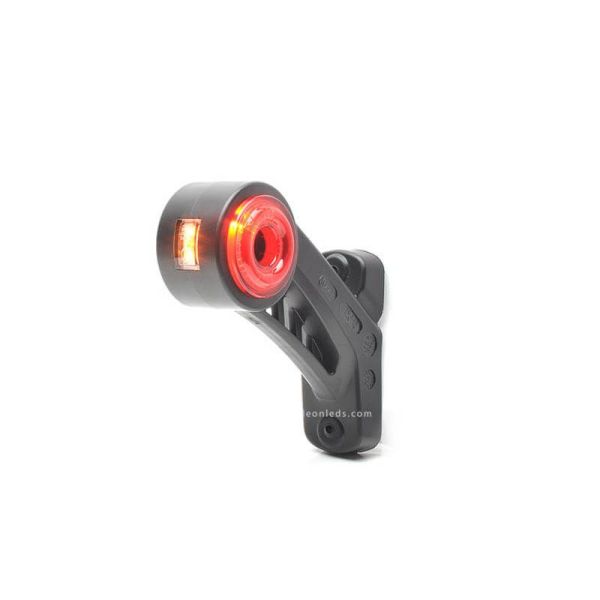 Cuerno corto con aro LED con luz Delantera, Roja y Ambar 12V/24V Was 625BC | LeonLeds