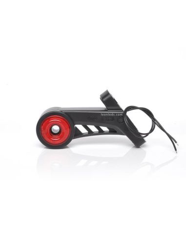 Cuerno corto con aro LED con luz Delantera, Roja y Ambar 12V/24V Was 625BC | LeonLeds