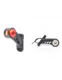 Cuerno corto con aro LED con luz Delantera, Roja y Ambar 12V/24V Was | LeonLeds