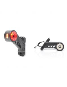 Cuerno corto con aro LED con luz Delantera, Roja y Ambar 12V/24V Was | LeonLeds