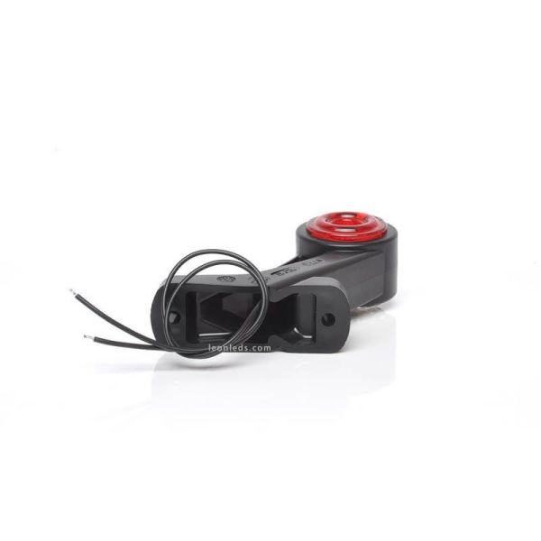 Cuerno corto con aro LED con luz Delantera, Roja y Ambar 12V/24V Was 625BC | LeonLeds
