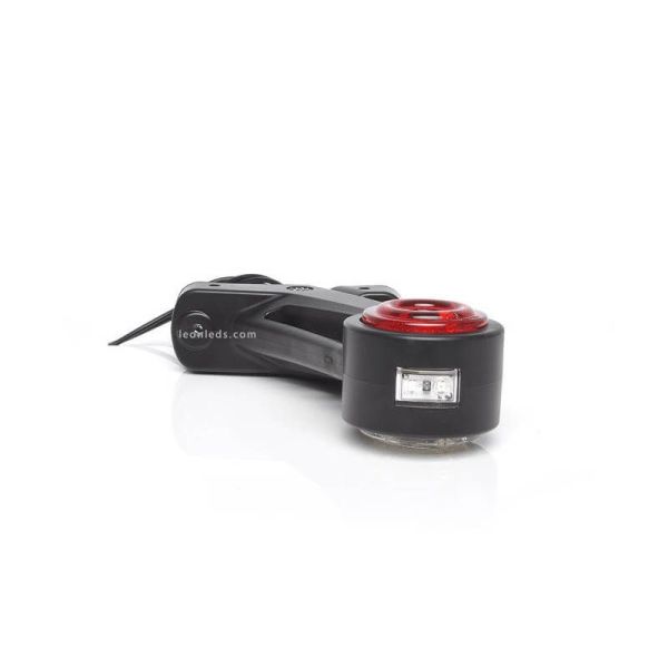 Cuerno corto con aro LED con luz Delantera, Roja y Ambar 12V/24V Was 625BC | LeonLeds