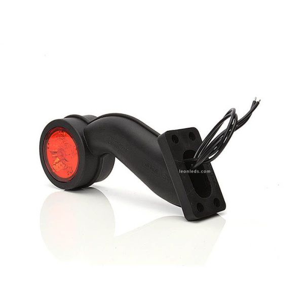 Cuerno LED curvado 12V-24V luz Roja y Blanca 880L Was | LeonLeds