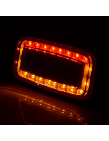 Piloto multifunción trasero LED Apagado pequeño con luz de freno, posición trasera e intermitente 1481 R S1 2A Was | LeonLeds